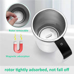 12oz Self Stirring Mug, Auto Magnetic Coffee Mug With LED Display Temperature, Rechargeable Automatic Stirring Cup