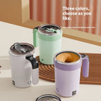 New smart temperature-measuring magnetic automatic stirring cup, electric portable coffee cup, milkshake cup, sports and fitness
