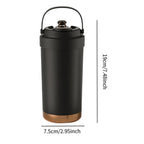 500ml Ceramic Coated Travel Coffee Mug with Insulated Tumbler